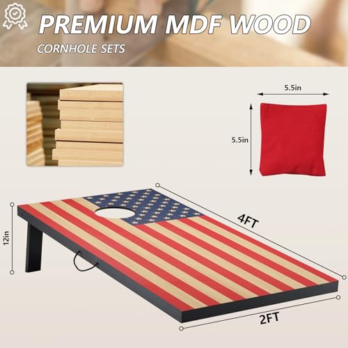 Cornhole Sets 4 x 2 ft