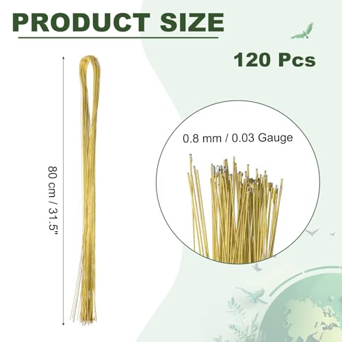 32 Inch 22 Gauge Floral Stem Wire (3 Count)