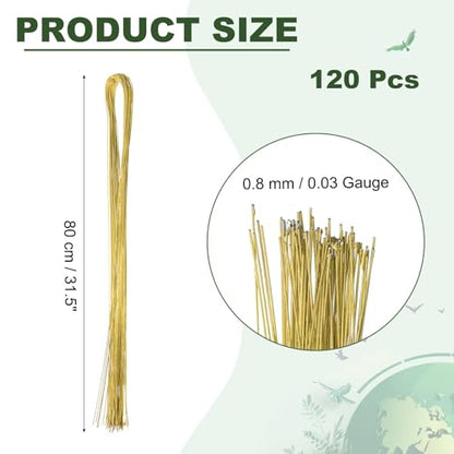 32 Inch 22 Gauge Floral Stem Wire (3 Count)