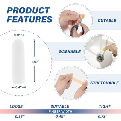 Gel Finger Cots Protectors (10 Count)