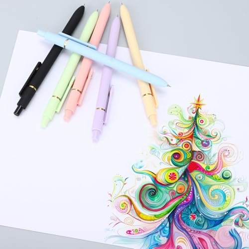 Colored Gel Pens Set (6 Count)