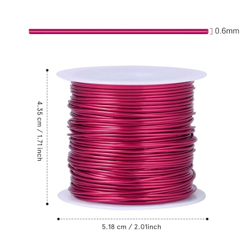 162FT 22 Gauge Jewelry Wire for Jewelry Making Copper Metal Wire for Crafts (164 Foot)