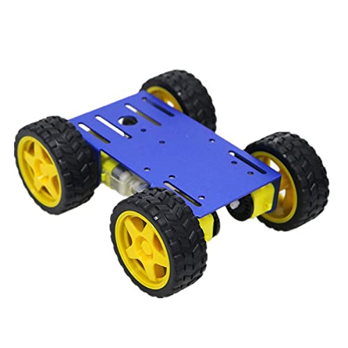 4wd Robot Car Chassis Kit with Metal Robotic Frame & 4pcs TT Encoder DC Motor for Arduino