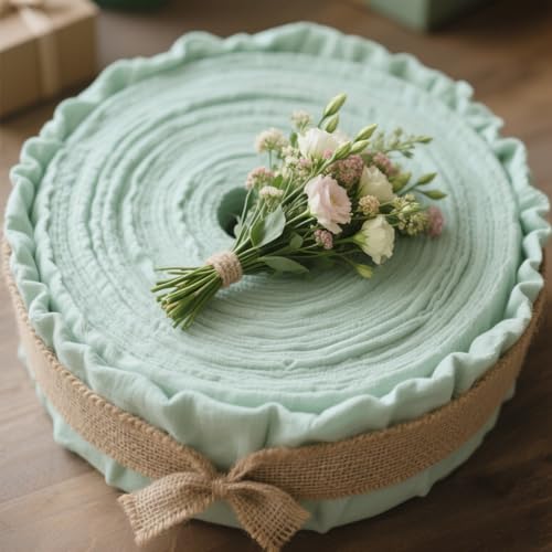 1 Inch Wide 82 Yards Burlap Ribbon
