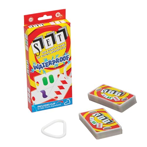 SET Waterproof Card Games for Kids