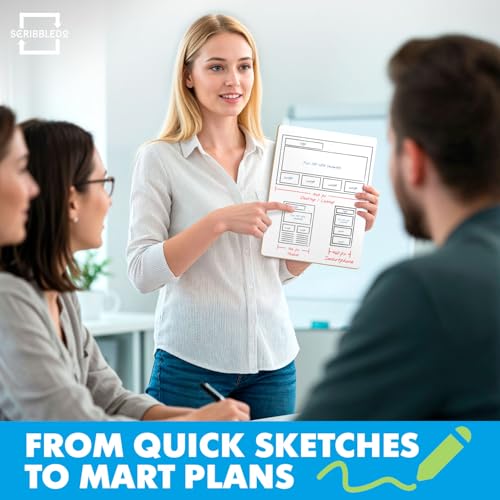 12 Pack Small Dry Erase Boards 9x12 with 12 Erasers for Students (12 Count)