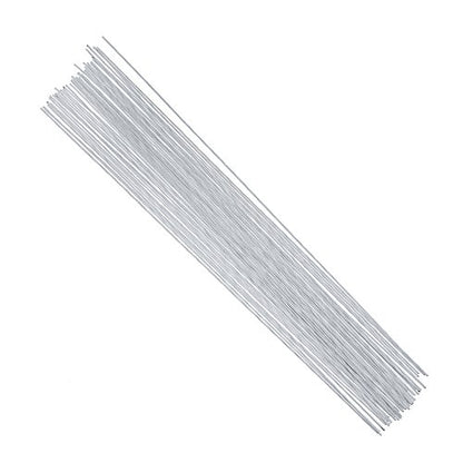 18 Gauge White Floral Stem Wire 16 inch (50 Count)
