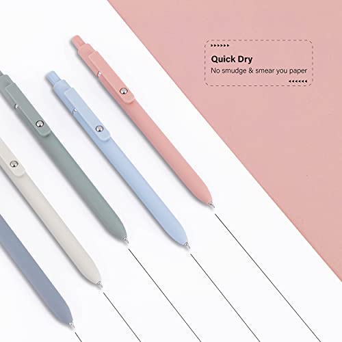 Gel Pens 10pcs 0.5mm Quick Dry Black Ink Fine Point Pens (10 Count)