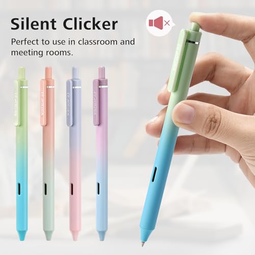 Retractable Gel Ink Pens (8 Count)