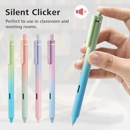 Retractable Gel Ink Pens (8 Count)
