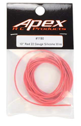 10' Red 22 Gauge Super Flexible High Strand Battery