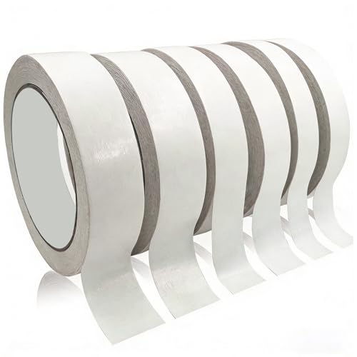 6 Roll 3 Sizes Double Sided Tape for Clothes (3 Count)