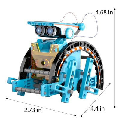 12-in-1 STEM Solar Robot Kit Toys Gifts for Kids 8 9 10 11 12 13 Years Old, Educational Building Science Experiment Set Birthday for Kids Boys Girls