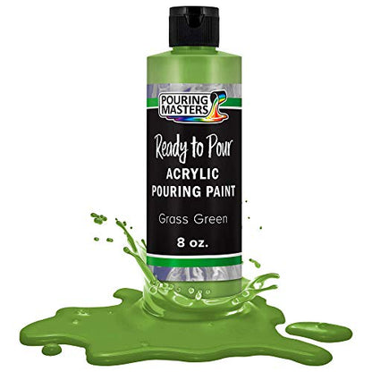 Grass Green Acrylic Ready to Pour Pouring Paint (8 Fl Oz)