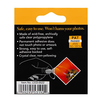 Infinity 0.625" Clear Archival Photo Corners (500 Count)