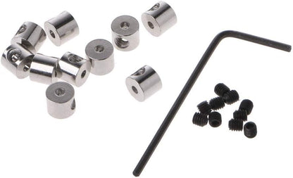 10 Pcs Pin Pin Safe Locks Pin Backs Clasp Locking Pin Keeper Backs Brooch Pin Locking Pin Backs with Wrench Tool Pin Backs (10 Count)