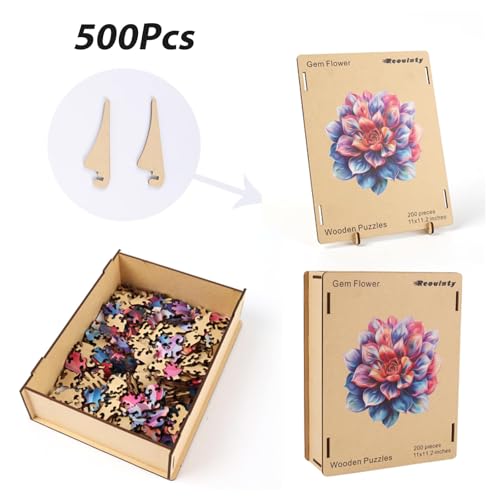 Wooden Puzzles for Adult 500 Piece (500 Count)