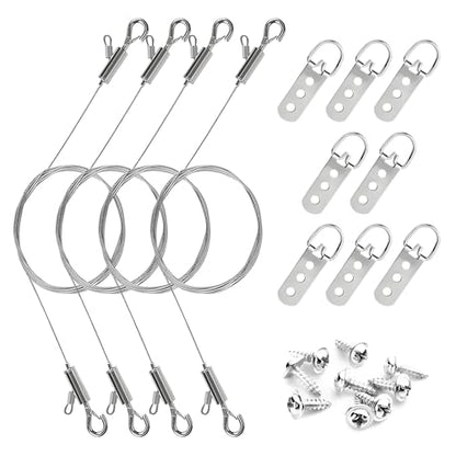 4PCS Picture Hanging Wire Kit