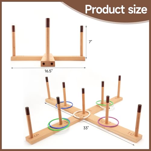 33" Giant Ring Toss Game for Yard (30 Count)
