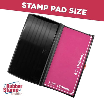Large Premium Pink Ink Stamp Pad