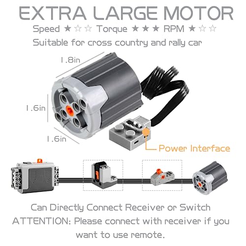 54PCS Power Function Motor Set