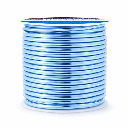 12 Gauge Ice Blue Anodized Aluminum Craft Wire