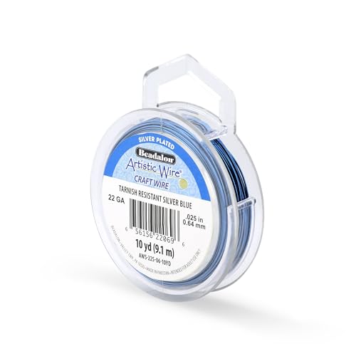 22 Gauge Silver Plated Tarnish Resistant Colored Copper Craft Wire