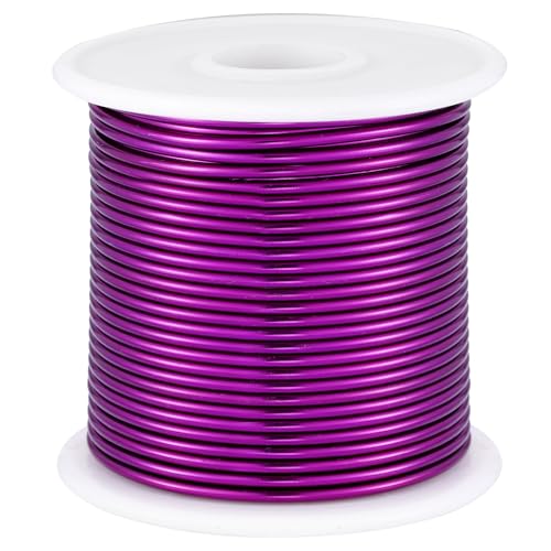 12 Gauge Purple Aluminum Craft Wire (105 Foot)