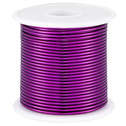 12 Gauge Purple Aluminum Craft Wire (105 Foot)