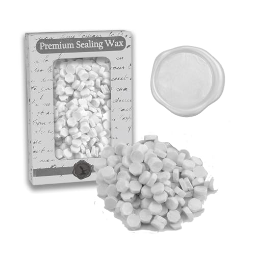 White Pearl Sealing Wax Beads (2 Ounce)