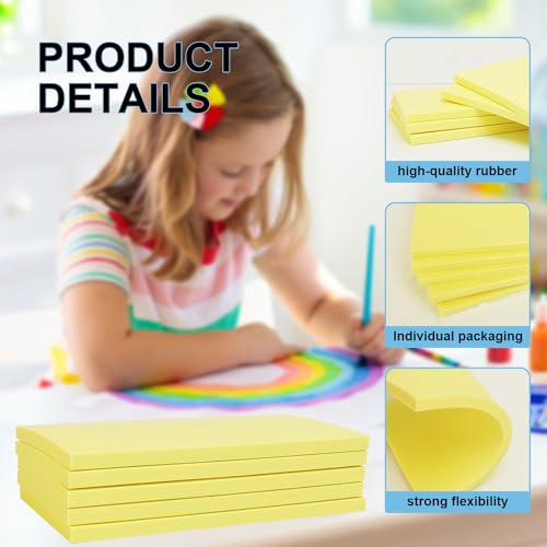 25 Pcs 4"x6" Rubber Carving Blocks (25 Count)