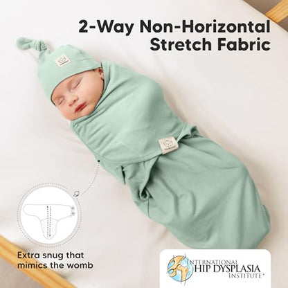 3pk Organic Swaddles for Newborns Girls (3 Count)