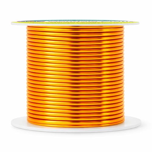 14 Gauge Gold Tone Anodized Aluminum Craft Wire
