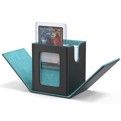 MTG Deck Box with Window Display Holds 100 Double