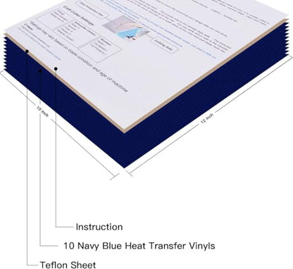 Blue HTV Heat Transfer Vinyl