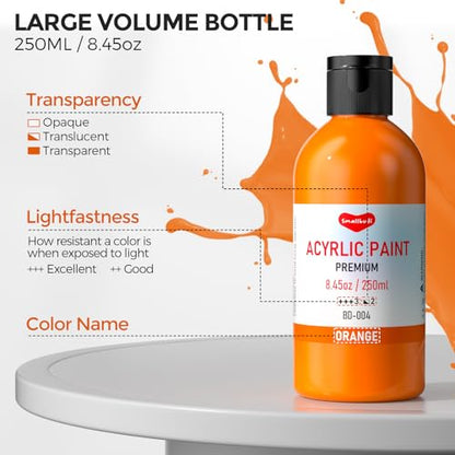 Bulk Acrylic Paint Set (211.25 Fl Oz)