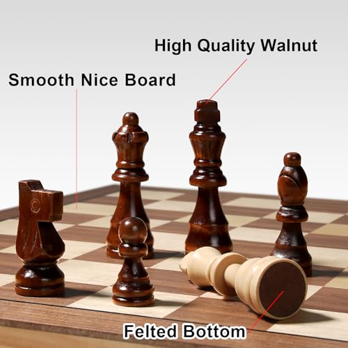Magnetic Chess Set for Adults & Kids