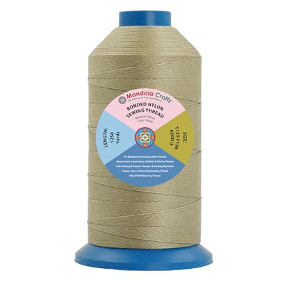 Size 138 420D T135 Beige Bonded Nylon Thread (3750 Foot)