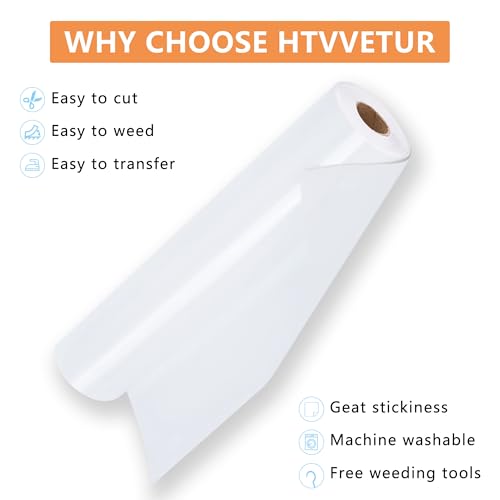 HTV Iron on Vinyl 12Inch by 35ft Roll