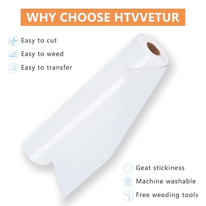 HTV Iron on Vinyl 12Inch by 35ft Roll