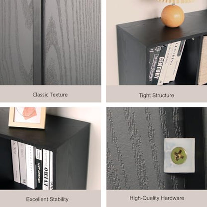 Wooden Cube Storage Organizer with Closed Back Panel