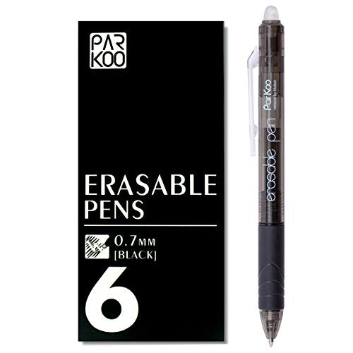 Retractable Erasable Gel Pens Clicker (6 Count)