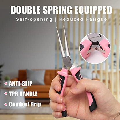 6 Piece Mini Pliers Set (6 Count)