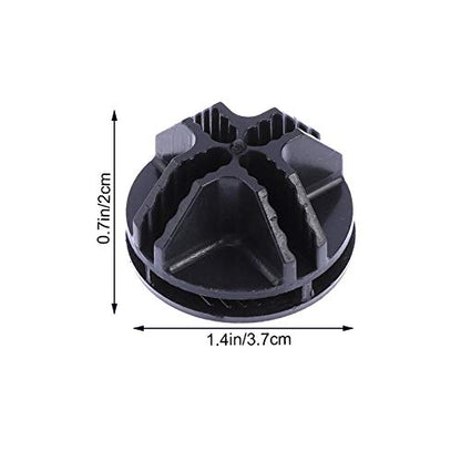 Wire Cube Plastic Connector 50Pcs Wire Grid Cube Organizer Connector for Modular Closet Storage Organizer and Wire Shelving