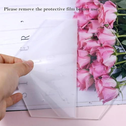 4 Pieces Hexagon Quilting Template with 1 (4 Count)