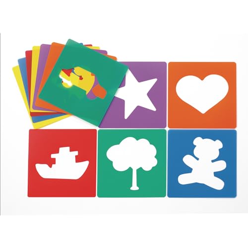 Familiar Shapes Stencils (12 Count)
