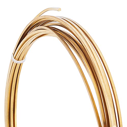 16.4 Feet Square Brass Wire (16.4 Foot)