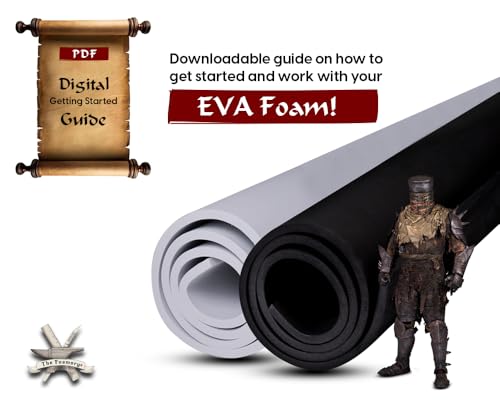 2 Pack Black EVA Foam Sheet (2 Count)