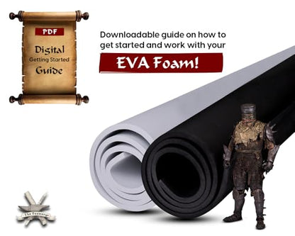 White EVA Foam Sheet (3 Sq Ft)