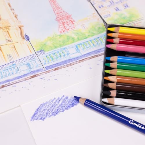 Pastel Pencils with 12 Assorted Colors (12 Count)